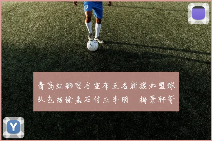 青岛红狮官方宣布五名新援加盟球队包括徐嘉石付杰李明璠梅景轩等球员